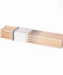 Baquetas de Tambor AQJUNONG 5A, 12 Pares de Clásicas