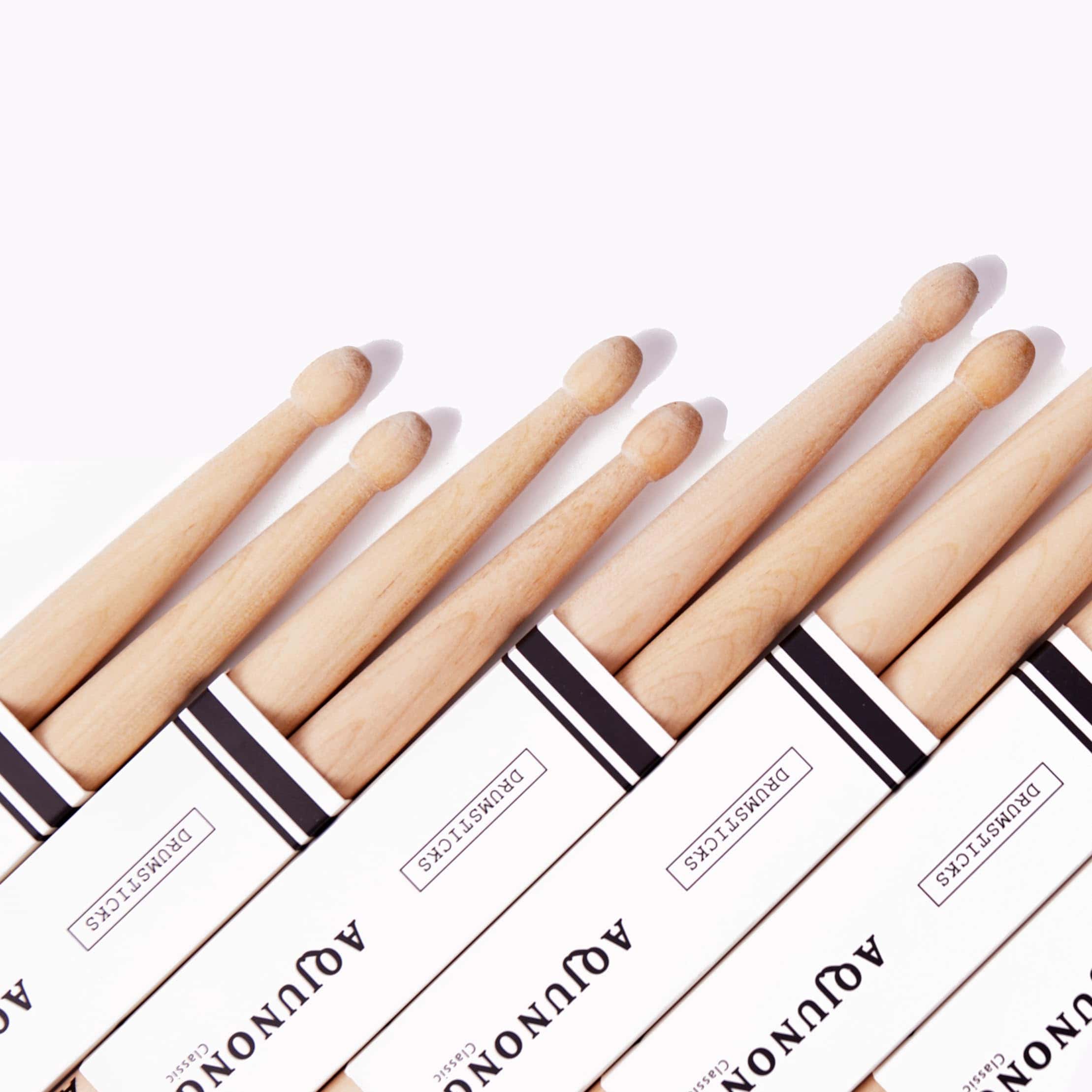 Baquetas de Tambor AQJUNONG 5A, 12 Pares de Clásicas - Imagen 8