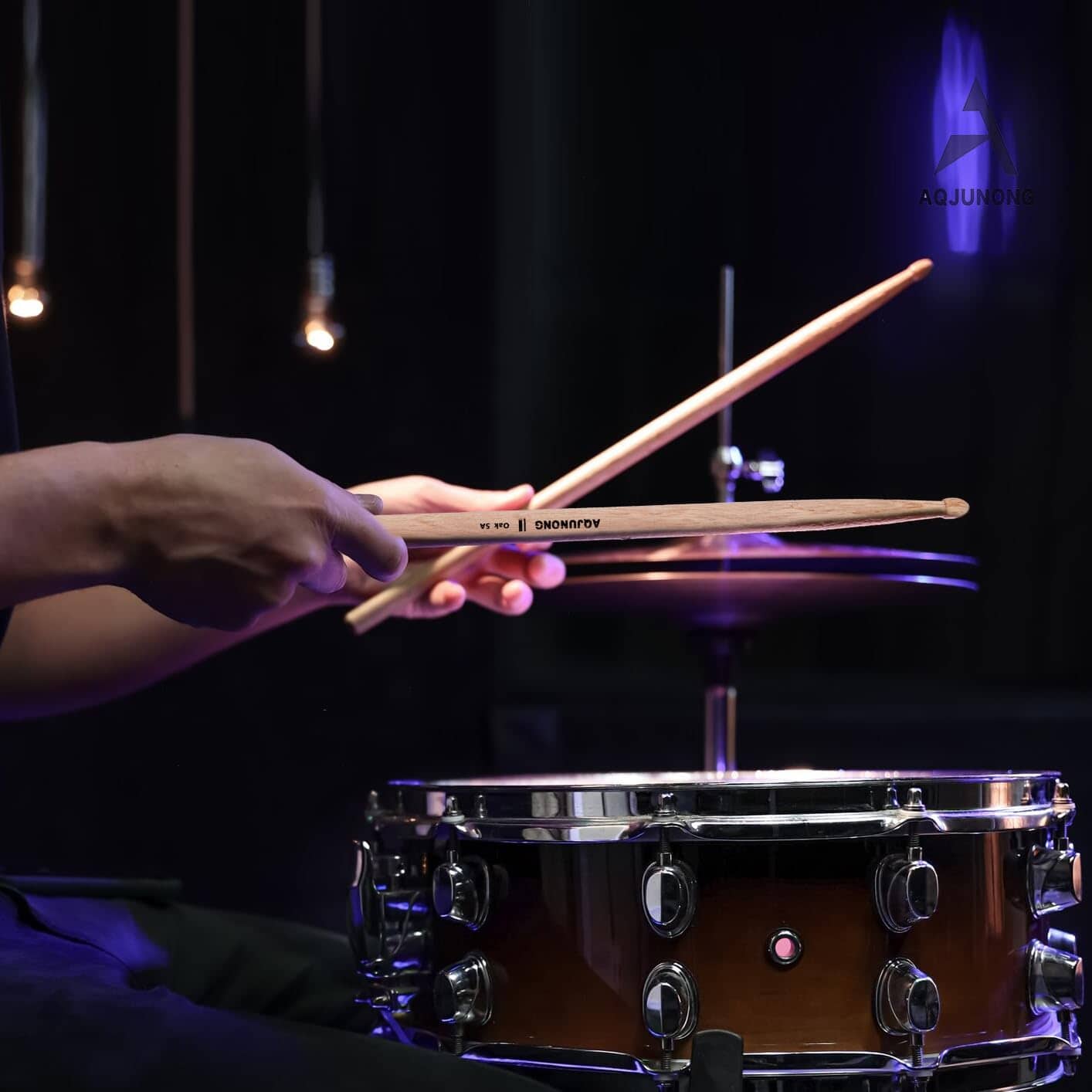 Baquetas de tambor AQJUNONG 5A, 12 pares de baquetas - Imagen 7