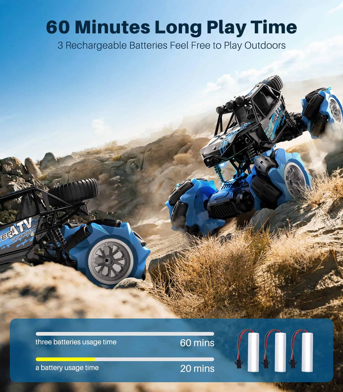 Carro de Juguete Monster Truck con Control Remoto - Imagen 6