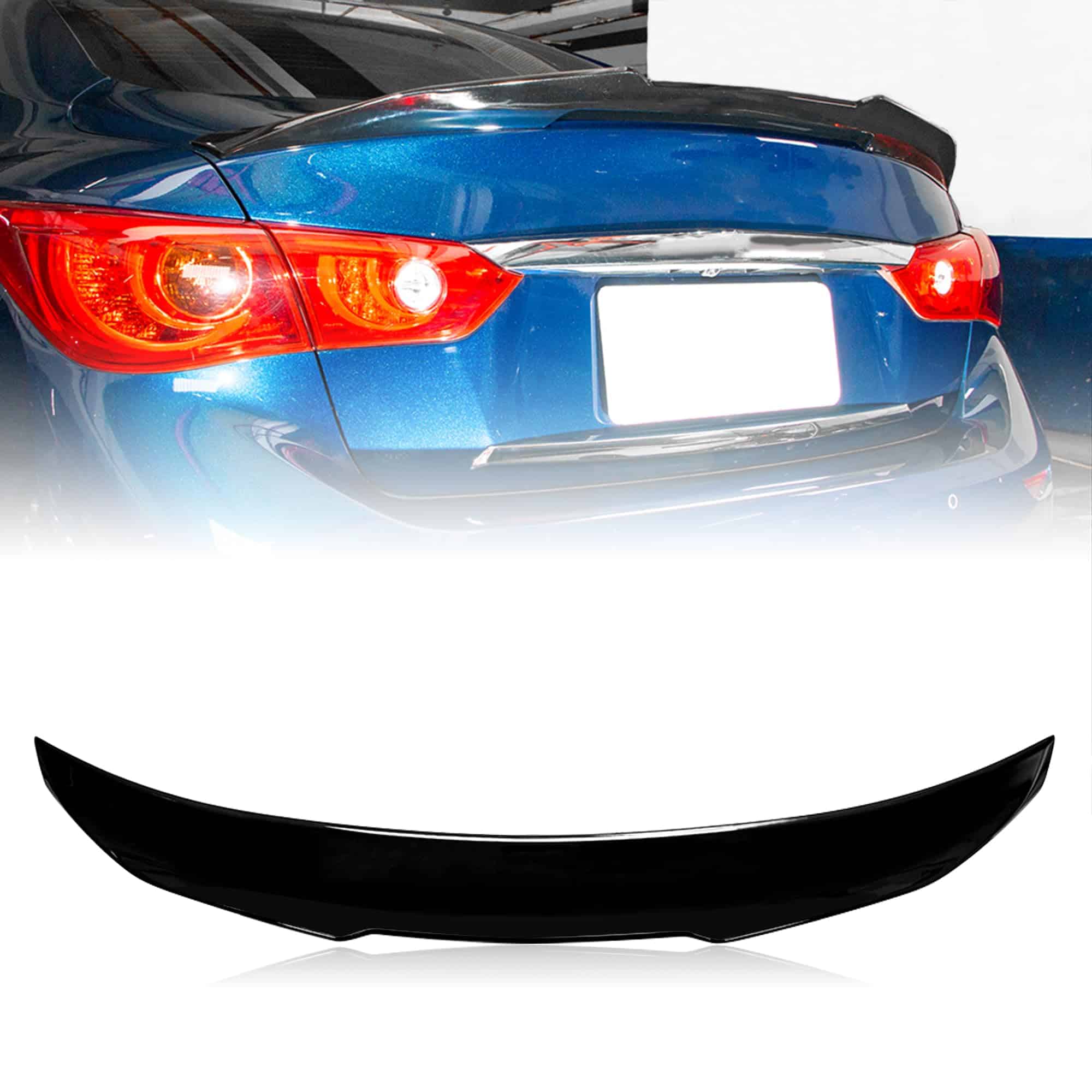 Alerón de maletero trasero Shopauto compatible con Infiniti