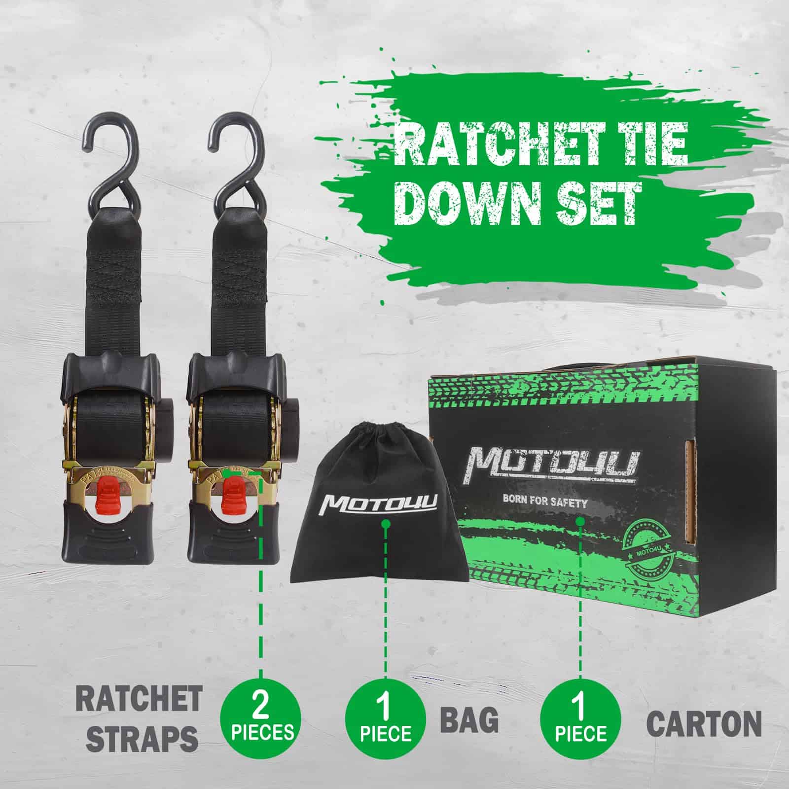 Par de Correas de Amarre Retráctiles con Traba de 2" x 8.8' - Imagen 6