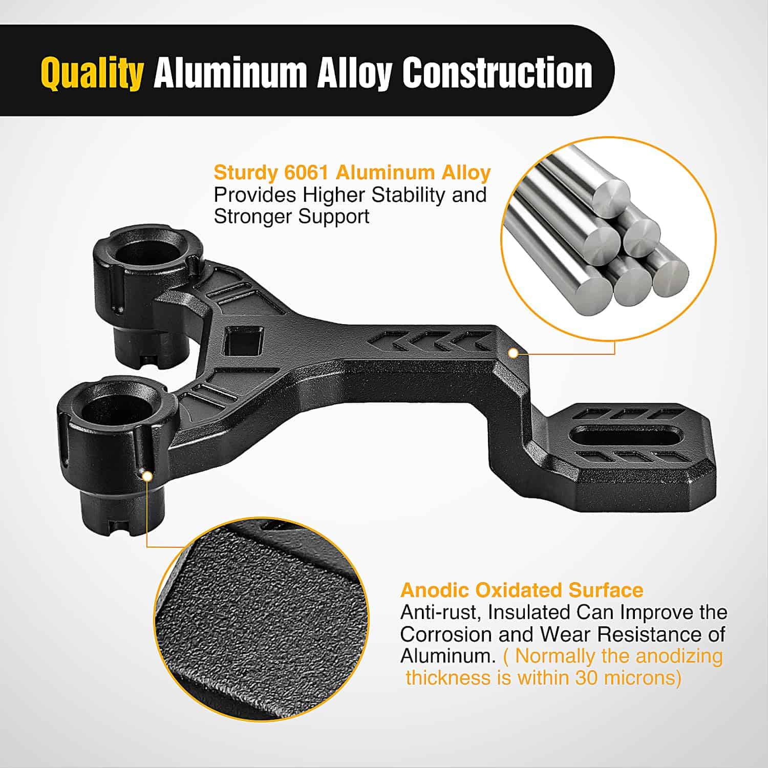 Soporte de montaje para luces duales Nilight para 2018-2023 - Imagen 4