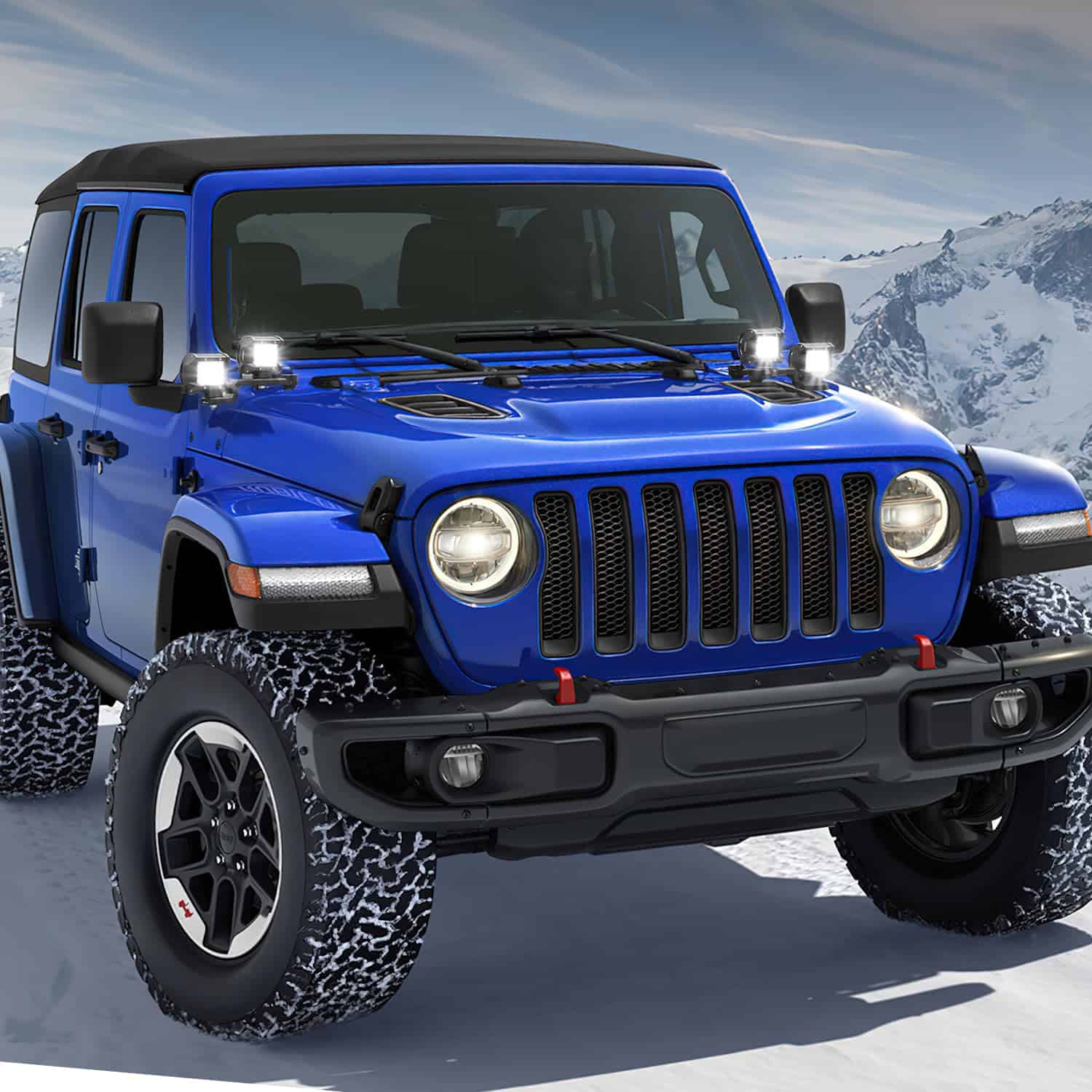 Soporte de montaje para luces duales Nilight para 2018-2023 - Imagen 8