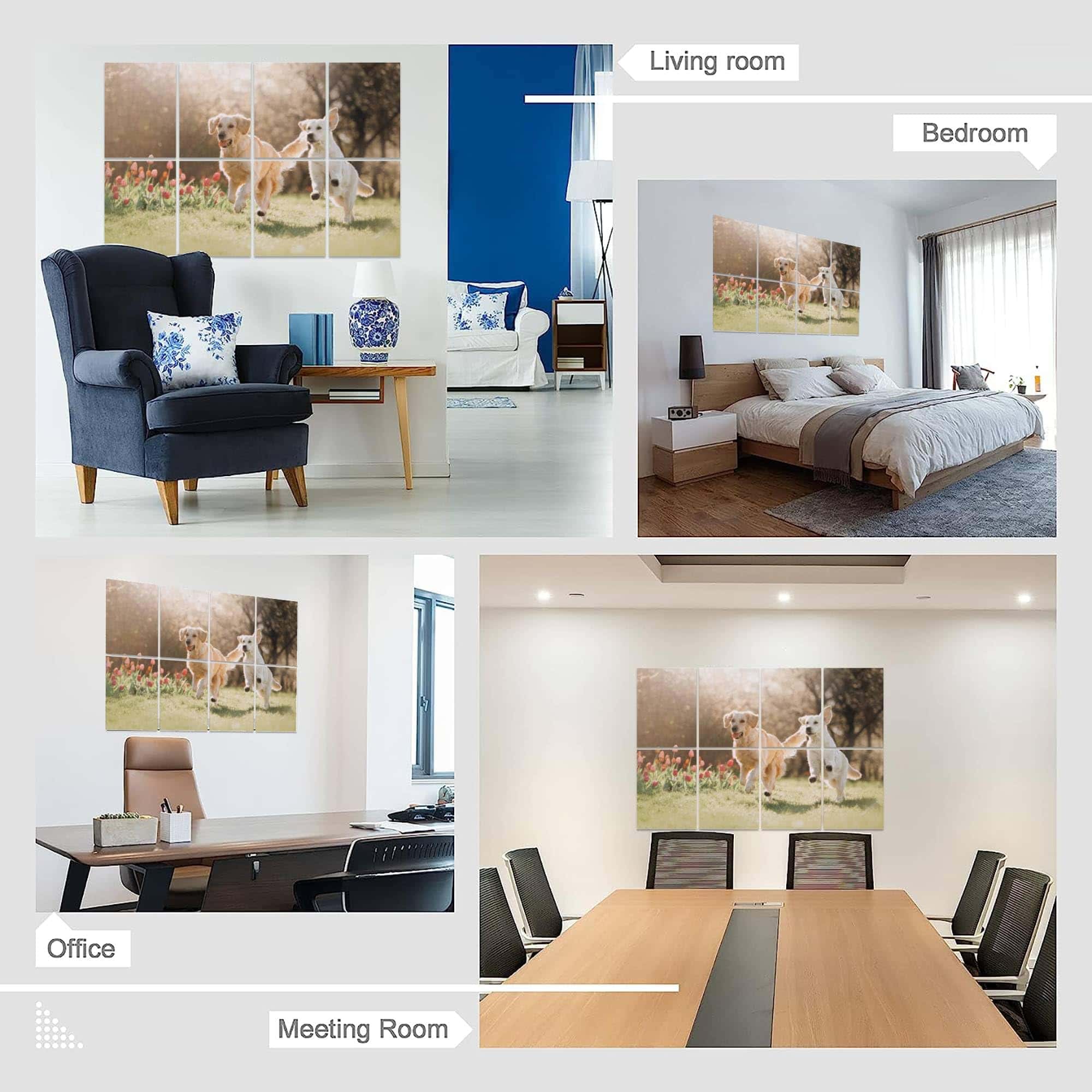 Paneles acústicos de arte, Dos perros Golden retriever - Imagen 7