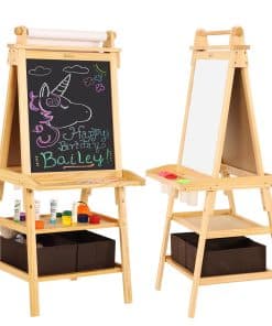 Doble Pizarra Magnética de Almacenamiento Belleur 3 en 1