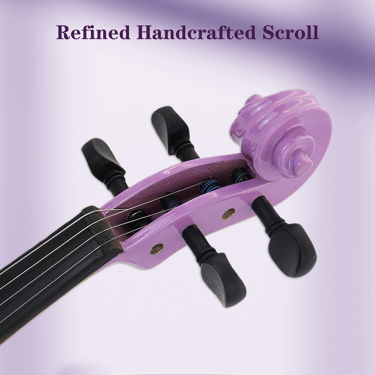 Set de Violín Oneder 4/4 Rainbow Tamaño Completo para - Imagen 10