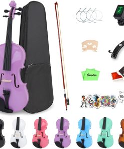 Set de violín de arco 1/2 Oneder Rainbow para principiantes