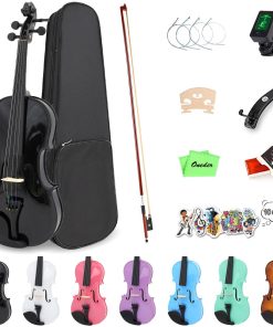 Set de violín Oneder 3/4 Rainbow de madera maciza para