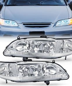 Conjunto de Faros Nilight Compatible con Honda Accord 1998