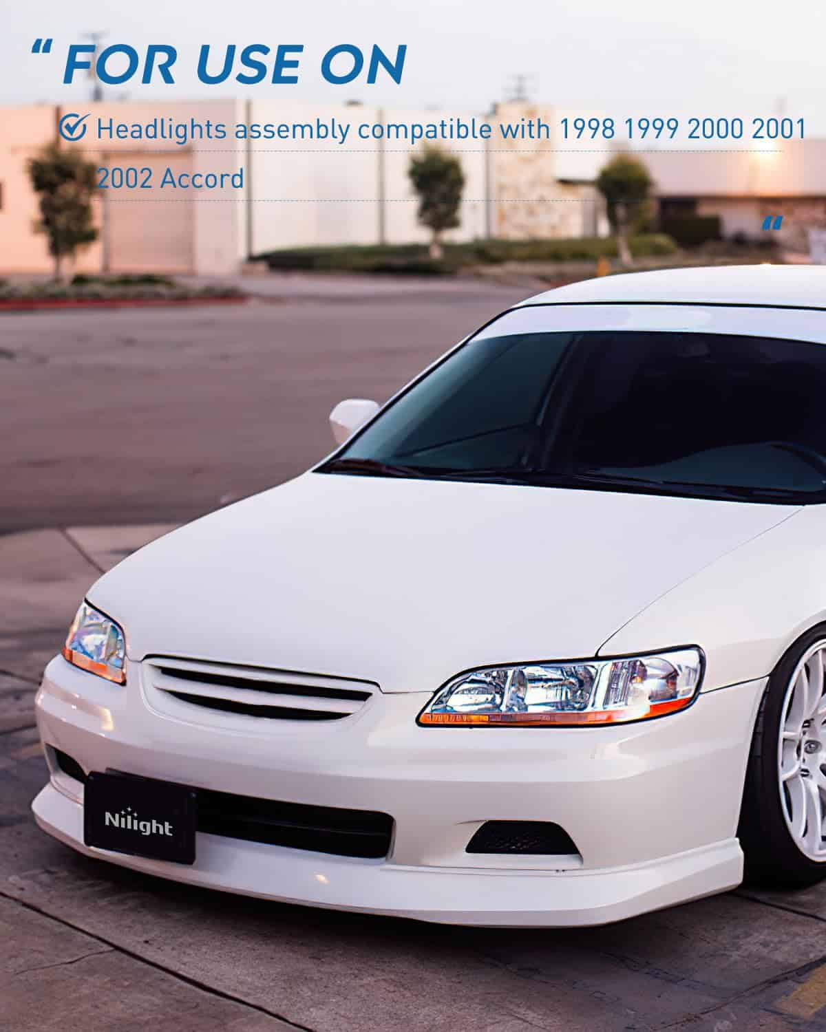 Conjunto de Faro delantero Nilight Compatible con 1998 1999 - Imagen 7