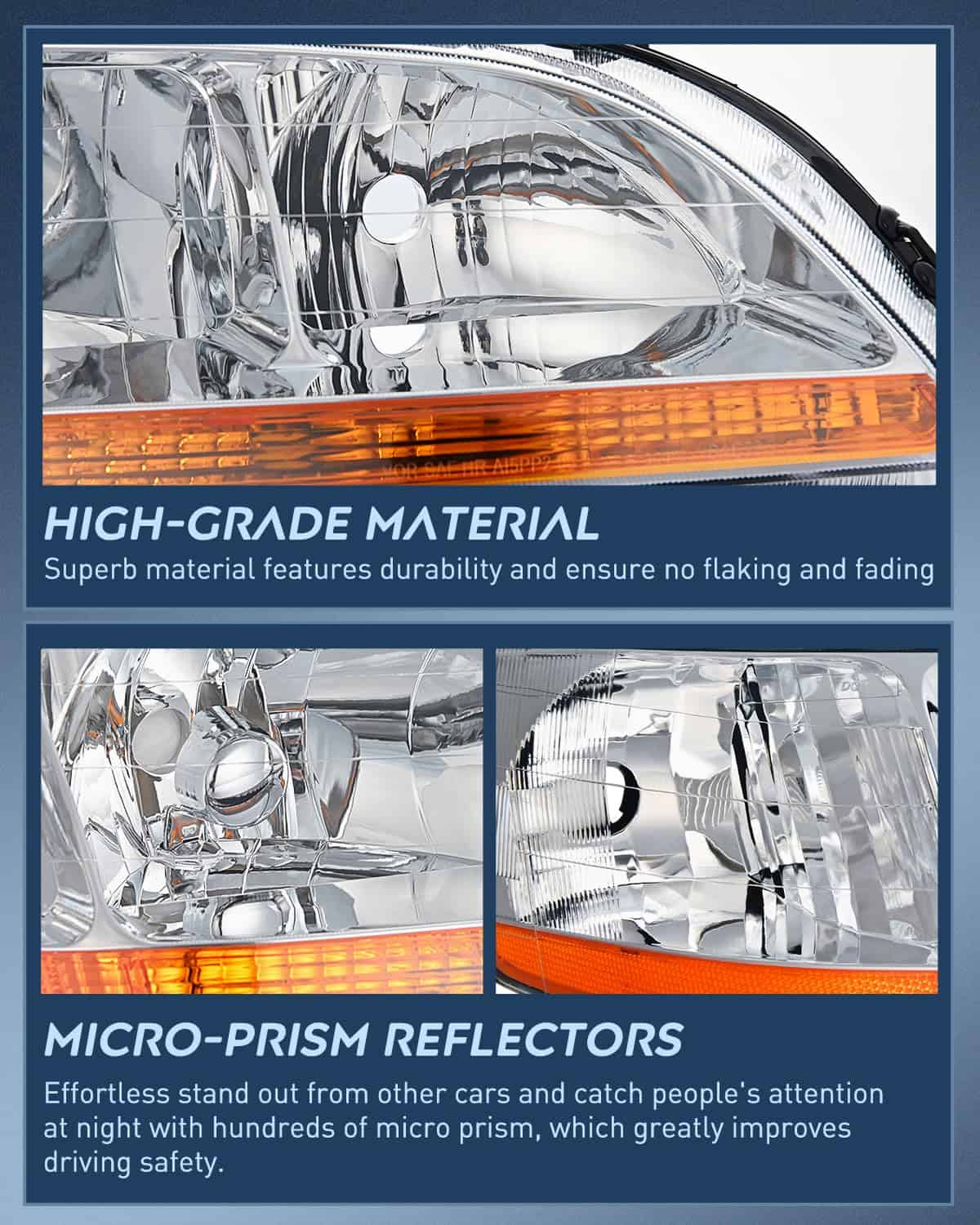 Conjunto de Faro delantero Nilight Compatible con 1998 1999 - Imagen 8