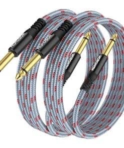 Cable de Guitarra HOSONGIN 2 Pack 20ft - Cable de