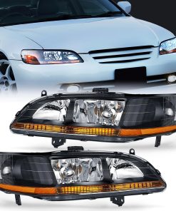 Conjunto de faros delanteros Nilight -Carcasa Negra + Reflec