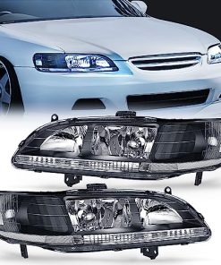 Conjunto de Faros Delanteros Nilight -Carcasa Negra y Reflec