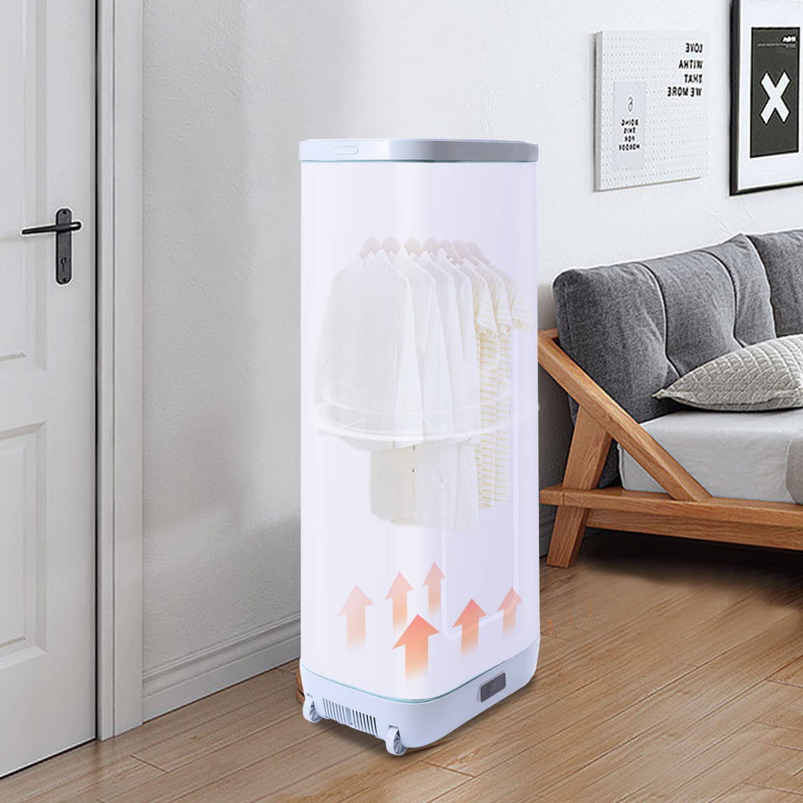 Secadora portátil rápida de 850W Cutycaty, Secadora de ropa - Imagen 4