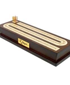 Juego de tablero de Cribbage Regal Games con almacenamiento