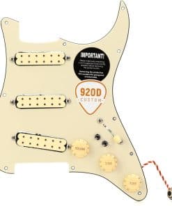 920D Custom Stratocaster Polyphonic Pickguard - Blanco