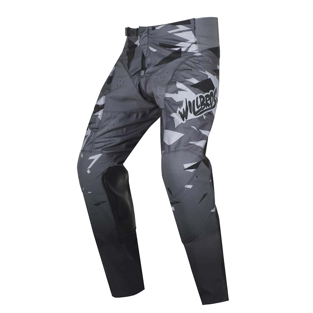 Pantalones de Motocross Willbros para Hombre -Gris