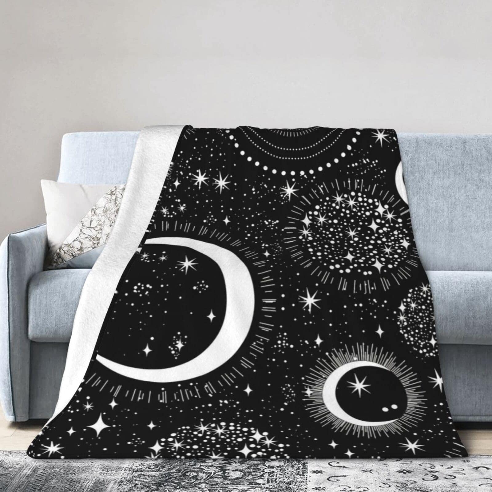 Manta Gótica Goth MANQINF, Manta de Murciélago de Halloween