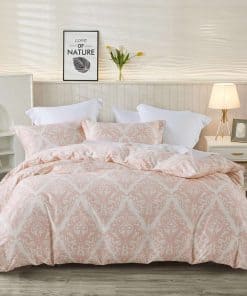 Juego de Funda de Edredón King Uniclinens Damask - Juego de