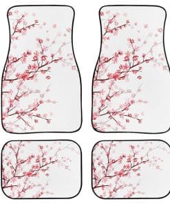 Juego de 4 Tapetes para Automóvil con Diseño de Árbol de