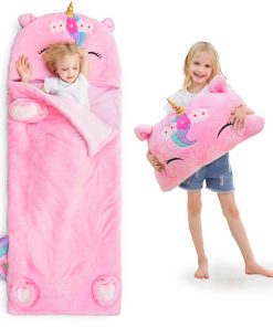 iPlay, iLearn Kids Bolsa de Dormir Unicornio, Colchoneta