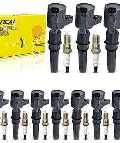 Paquete de 10 Bobinas de Encendido + Bujías de Iridio Doble