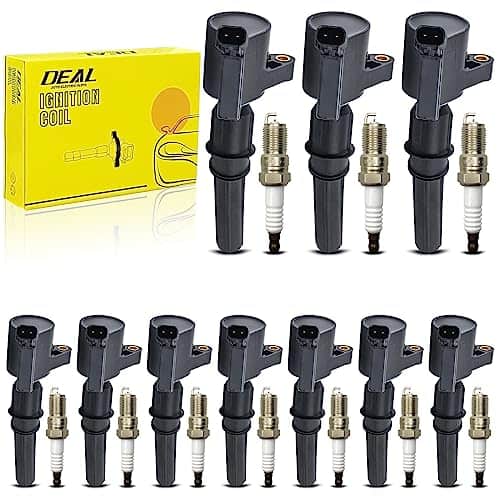 Paquete de 10 Bobinas de Encendido + Bujías de Iridio Doble