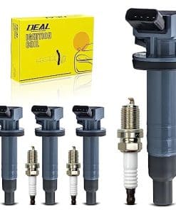 Nuevo Set de 4 Paquetes de Bobinas de Encendido + Bujías de