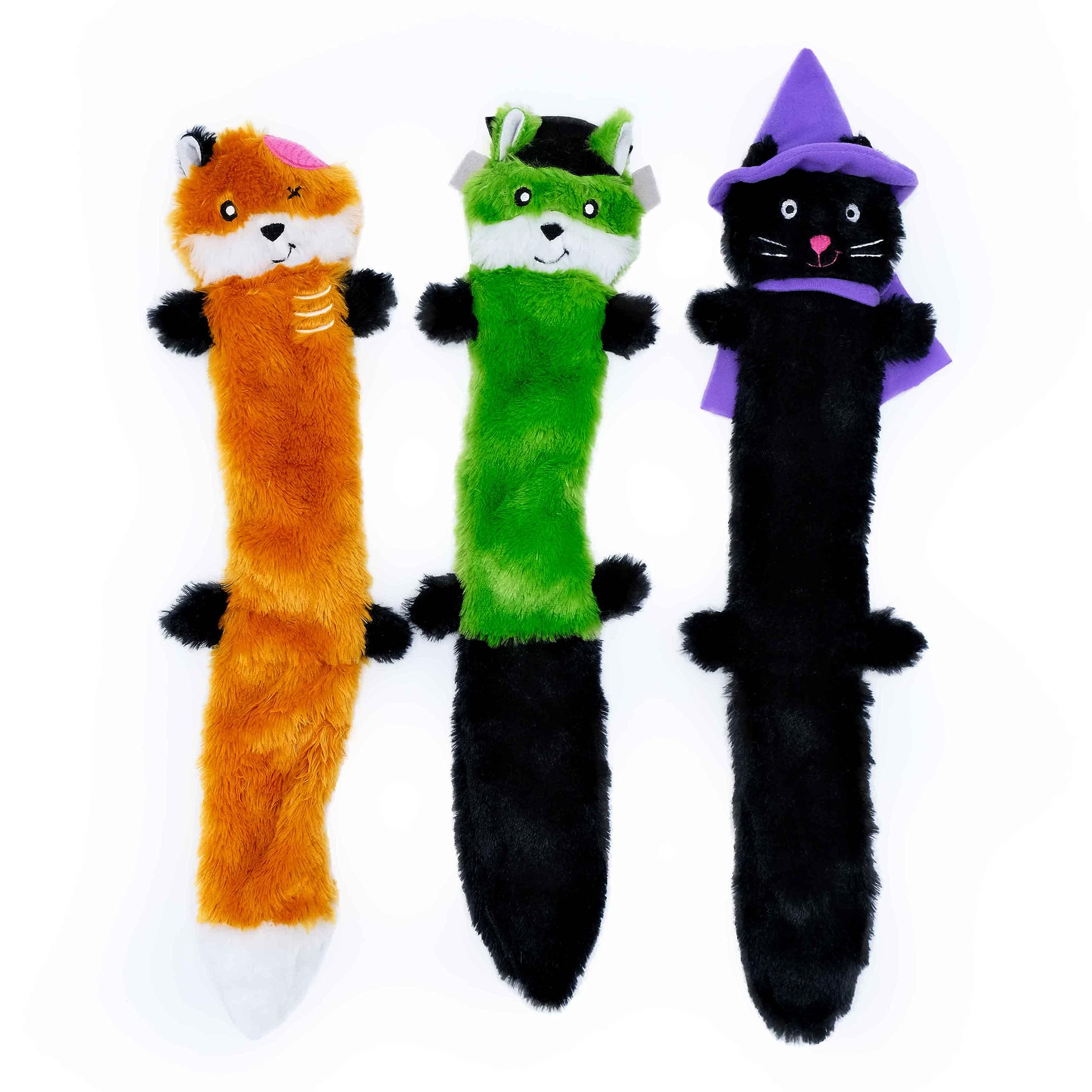 ZippyPaws Halloween Skinny Peltz - Zorro Zombi, Hurón