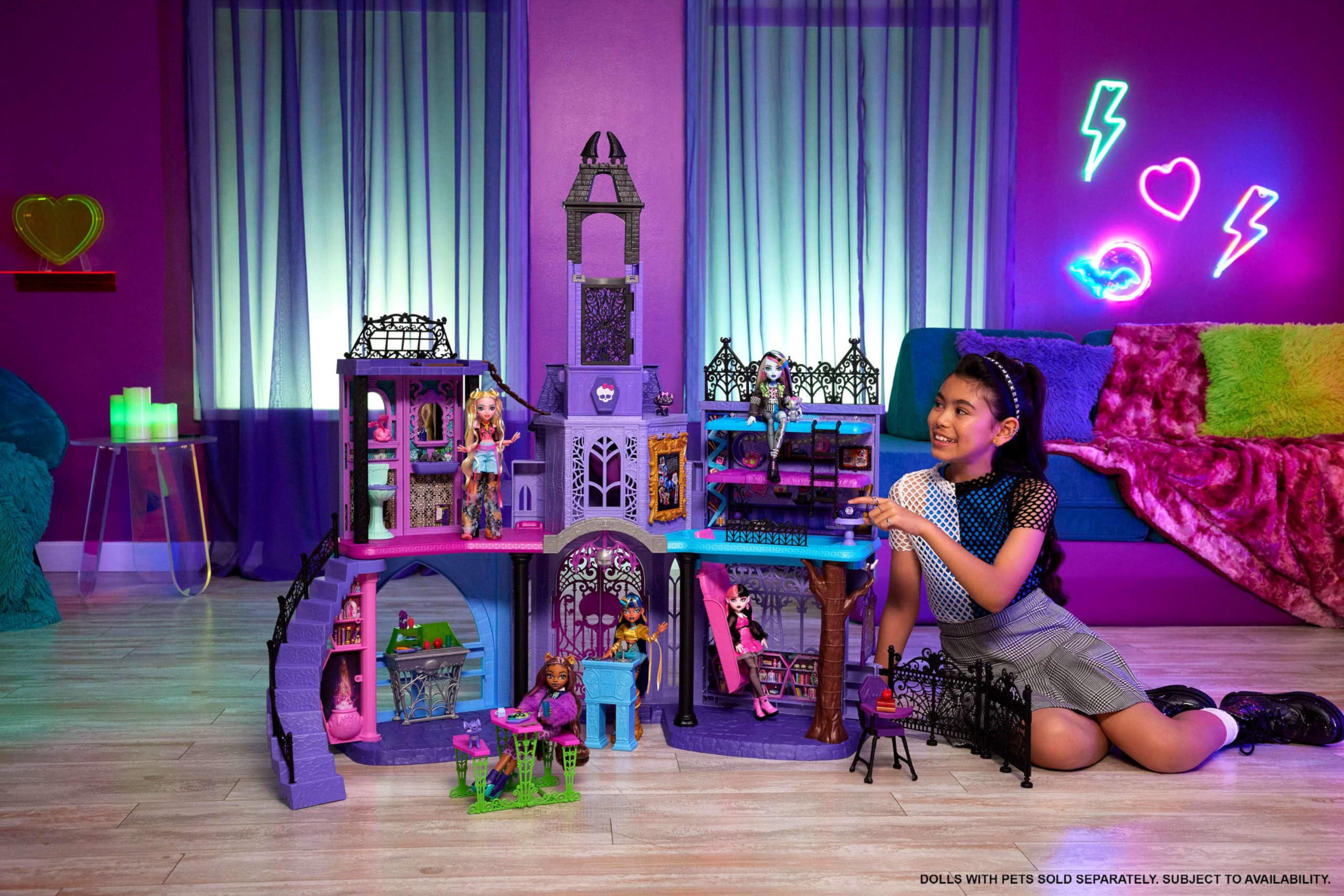 Casa de Muñecas Monster High, Set de Juego de la Escuela - Imagen 3