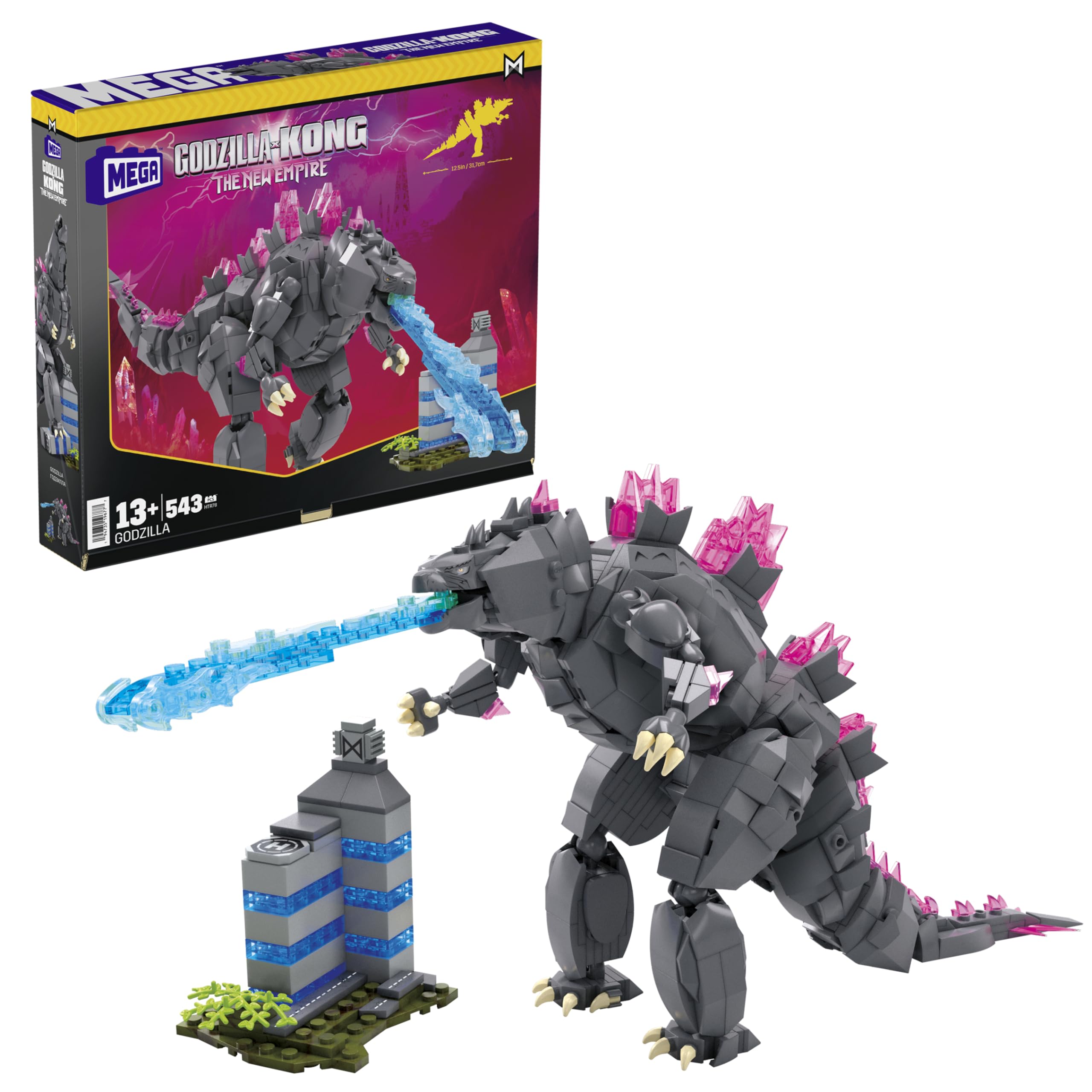 Figura de Acción del Set de Construcción MEGA Godzilla x