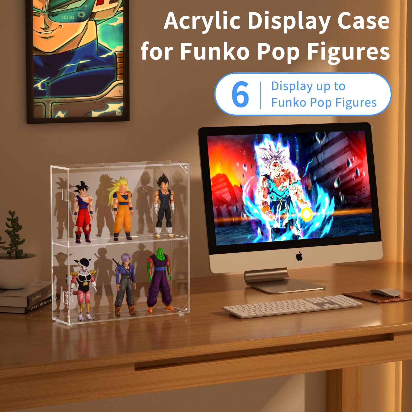 AITEE Acrylic Display Case, Caja de exhibición de acrílico - Imagen 6