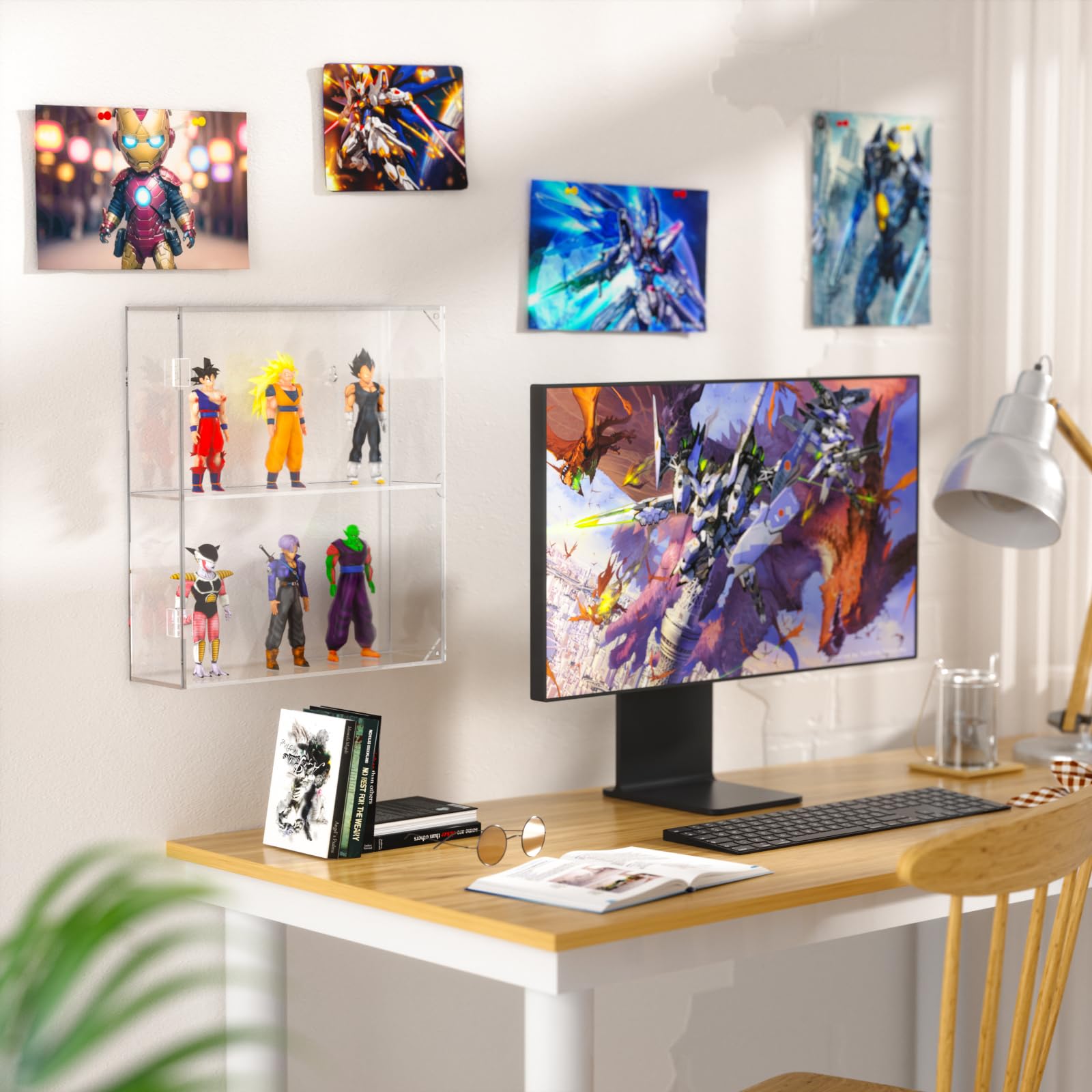 AITEE Acrylic Display Case, Caja de exhibición de acrílico - Imagen 3