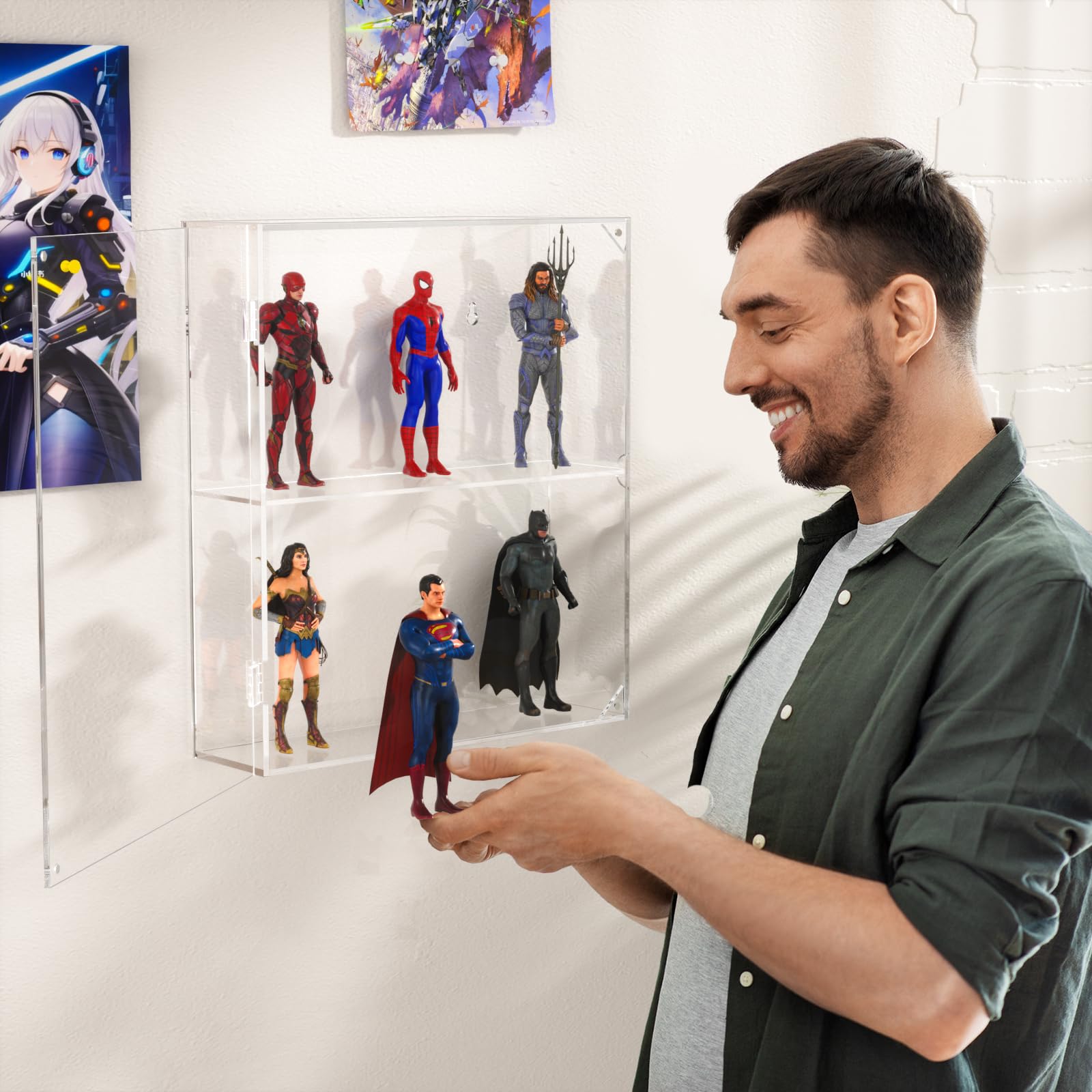 AITEE Acrylic Display Case, Caja de exhibición de acrílico - Imagen 7