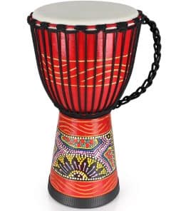 Djembe Africano de lotmusic, Tambor de Congo Tallado a Mano