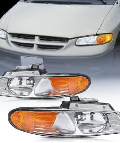Nilight Conjunto de Faros Delanteros para Chrysler Town &