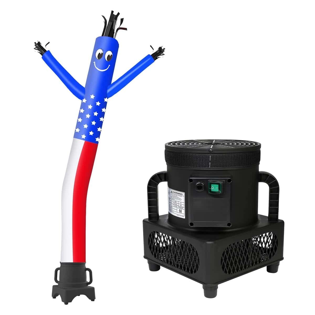 MOUNTO 6FT Fly Puppet Dancer con 1/3hp Blower -Bandera de EE