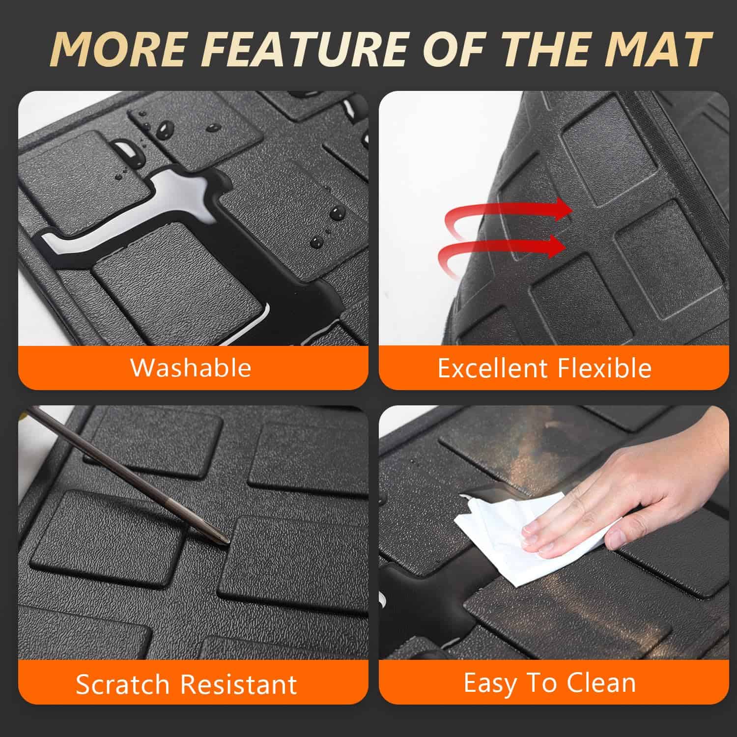 powoq Protector de Respaldo Trasero Compatible con Jeep - Imagen 7