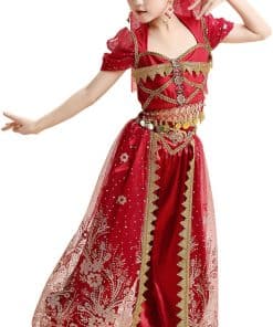 Disfraz de danza del vientre niña Princesa Jasmine indio