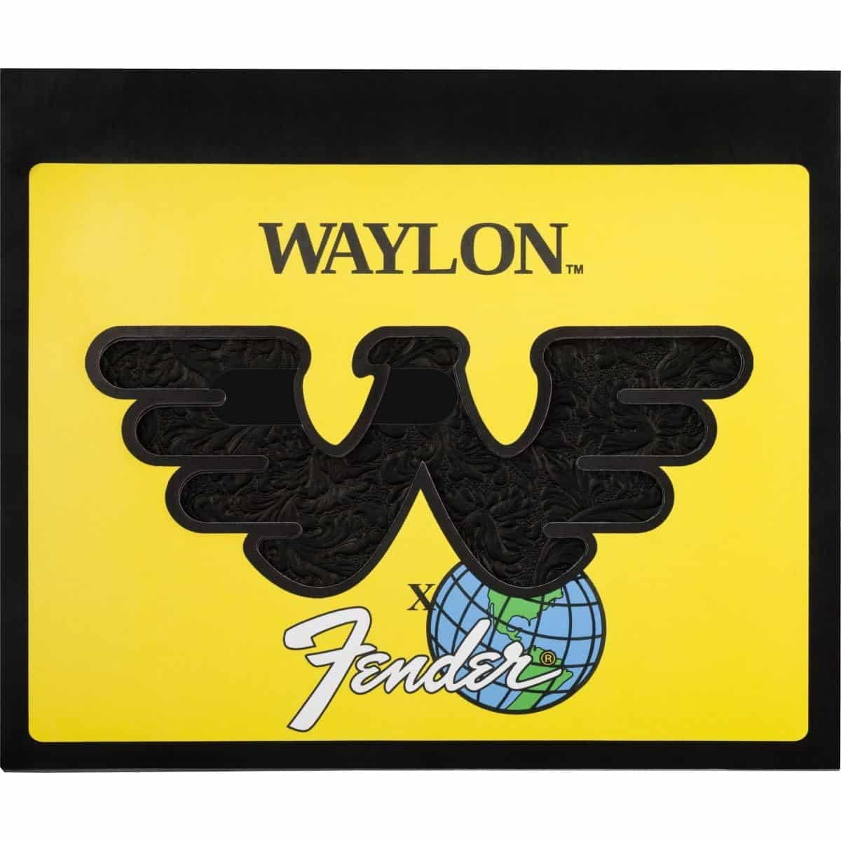 Pickguard de Cuero Waylon Jennings para Telecaster, Negro - Imagen 6