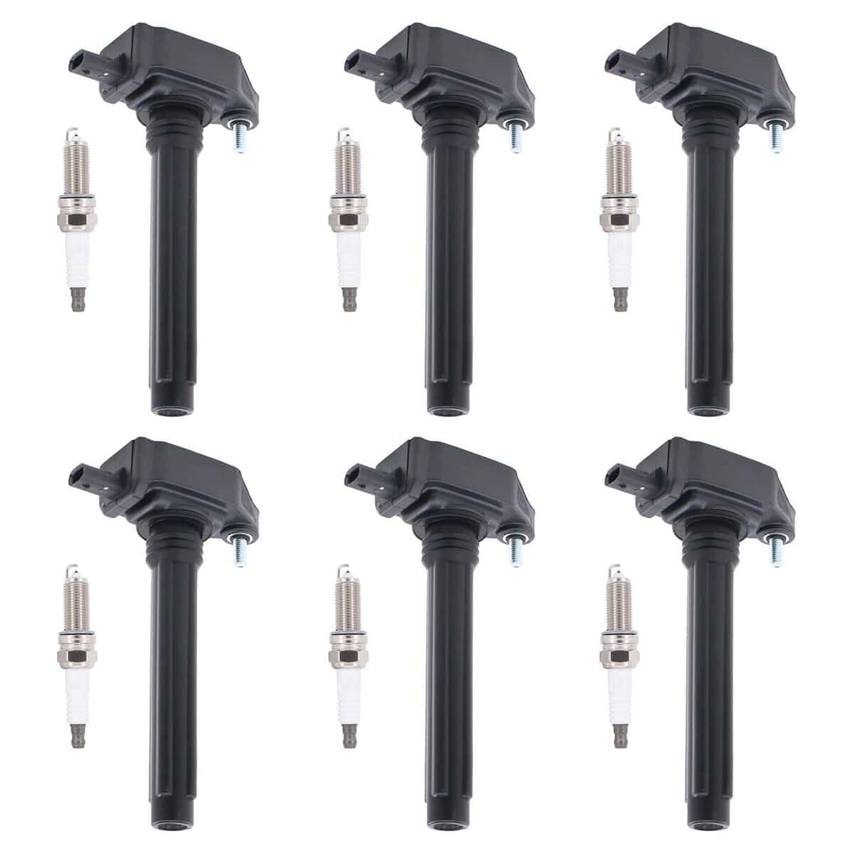 Bobina de Encendido NewYall con Bujías para Motor V6 de