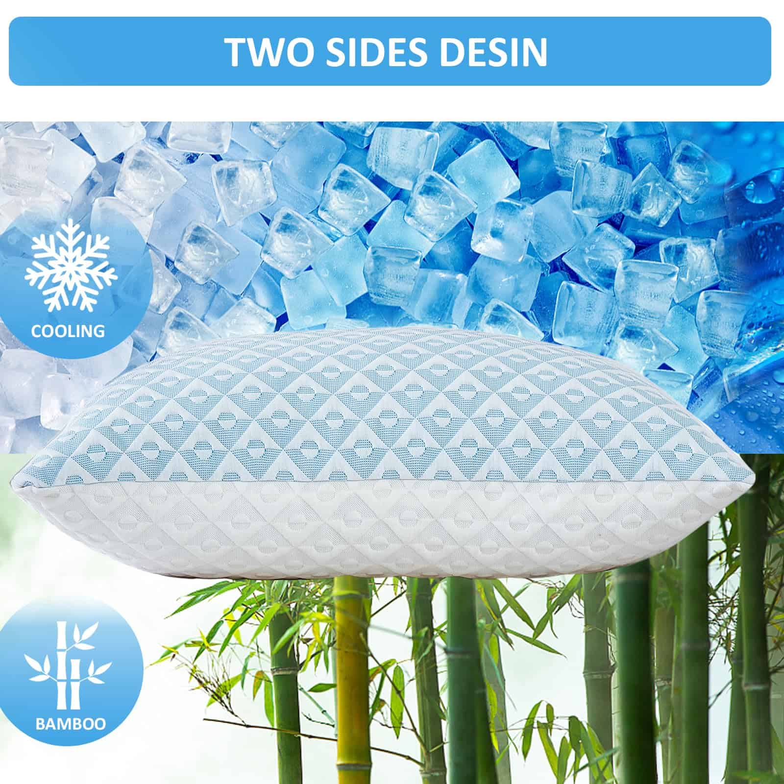 Almohadas de Cama de Enfriamiento Intoipush para Dormir - - Imagen 4