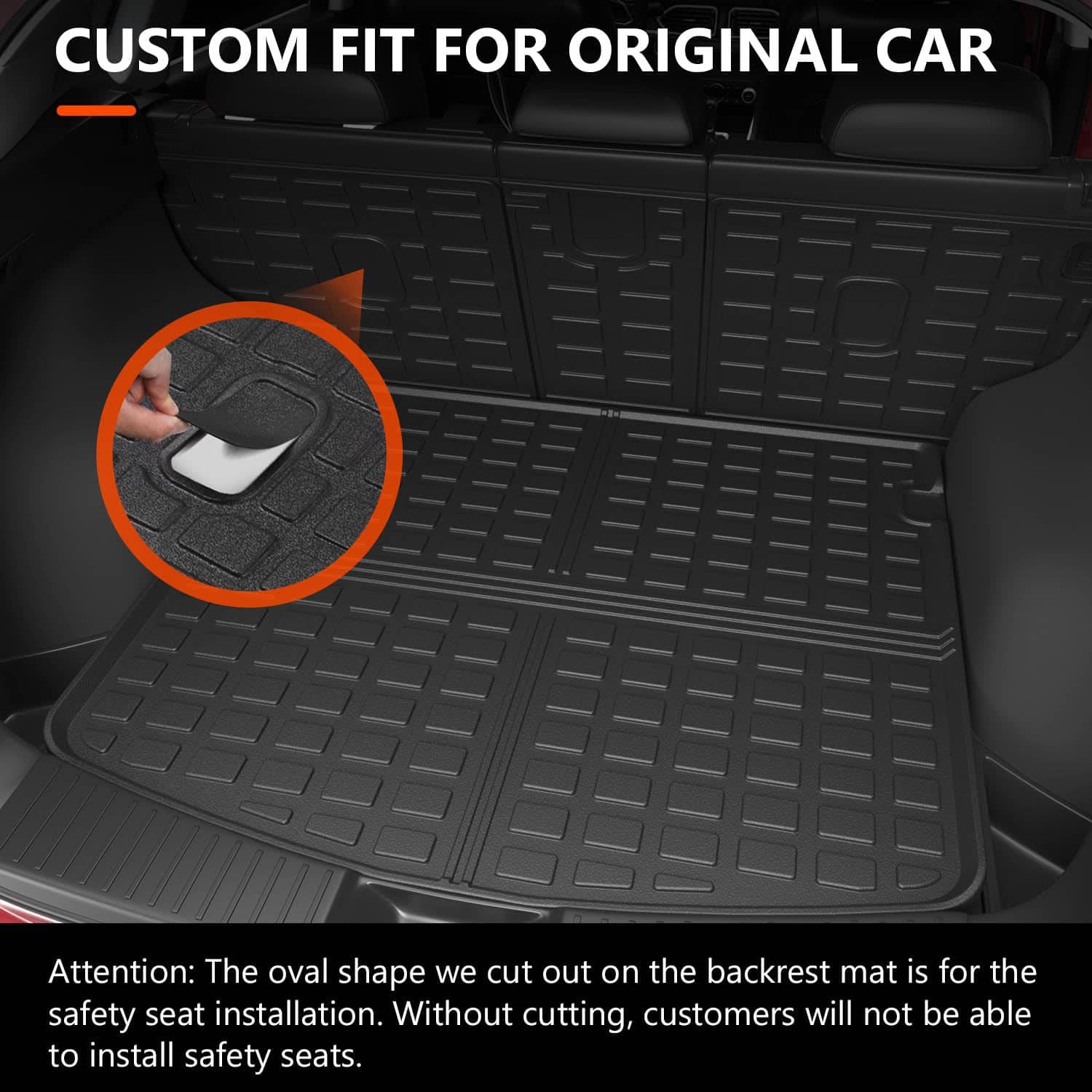 powoq Trunk Mat Compatible con 2023 2024 Mazda CX-5 - Imagen 3