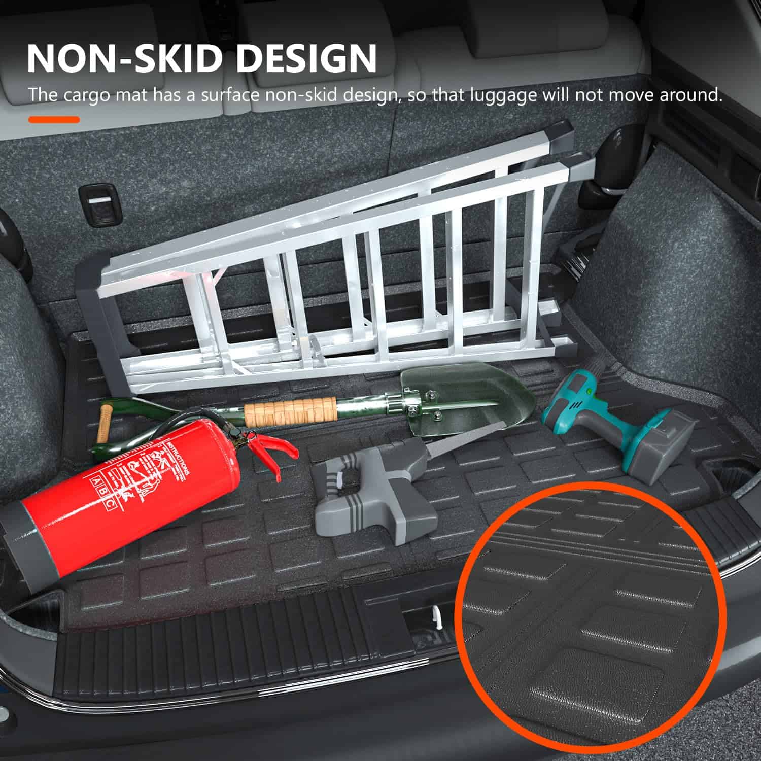 Powoq Protector de maletero compatible con Honda HRV - Imagen 5