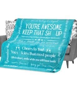 Manta de amistad FILO ESTILO Funny You're Awesome, Regalos
