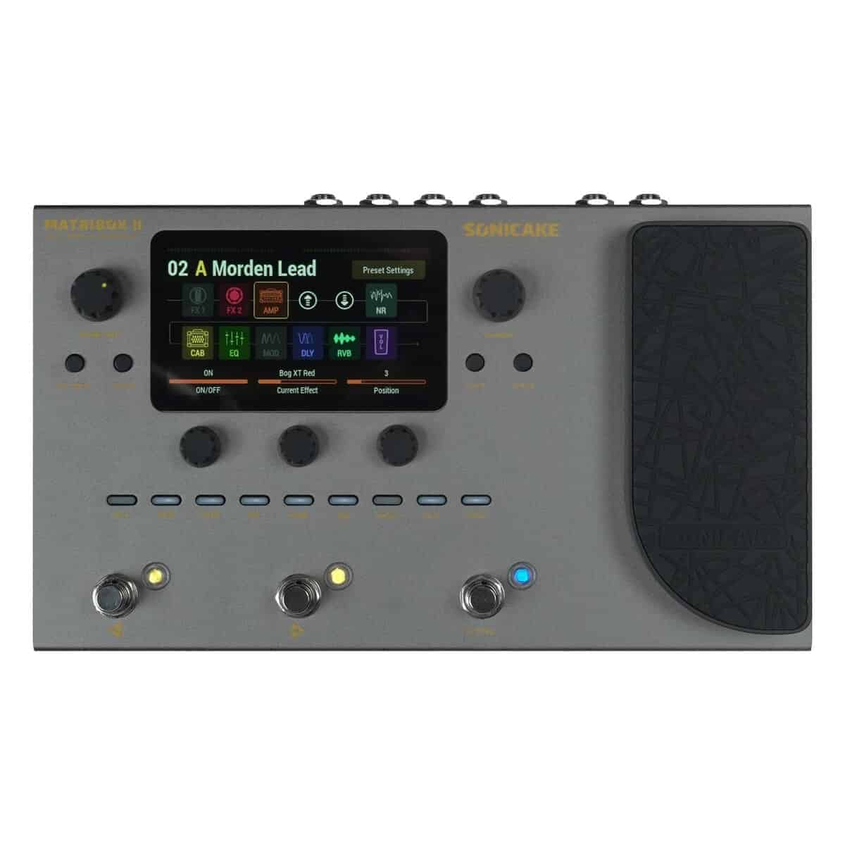 Procesador de Efectos Multi con Pedal de Expresión para