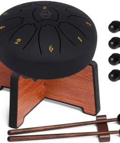 ZERBEAT Tambor de Lengua de Acero 6 Pulgadas, 11 Notas