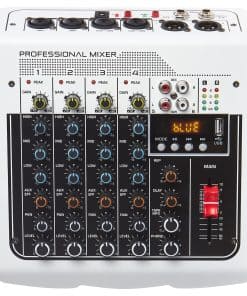 TAVOSOP Mezclador de Audio Mezclador de DJ de 6 Canales